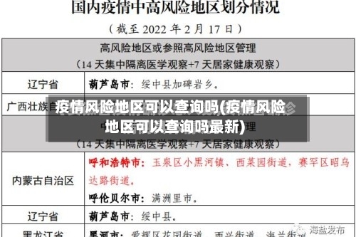 疫情风险地区可以查询吗(疫情风险地区可以查询吗最新)-第2张图片