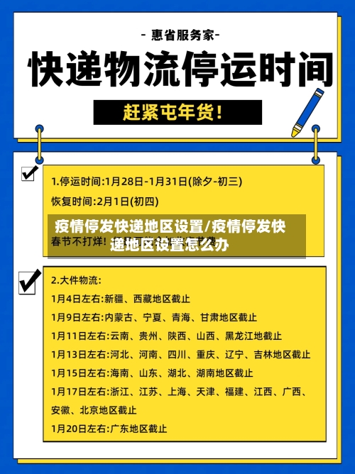 疫情停发快递地区设置/疫情停发快递地区设置怎么办