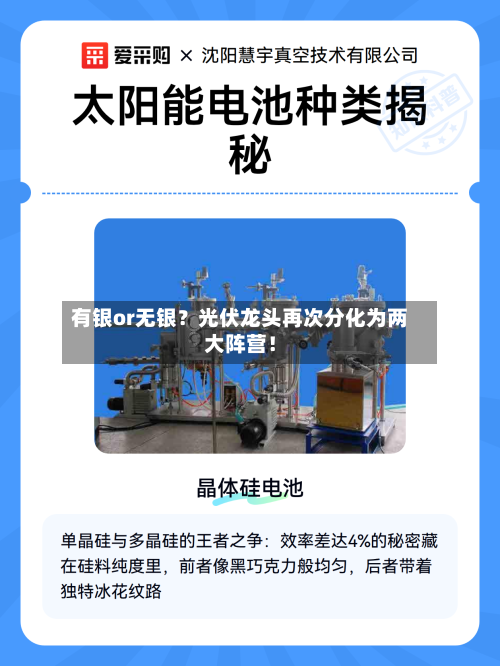 有银or无银?光伏龙头再次分化为两大阵营!